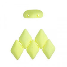 Matubo GemDuo Beads 8x5mm Bondeli - Matt yellow